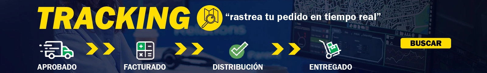 Rastrea tu pedido con nuestro Tracking JAMPAR