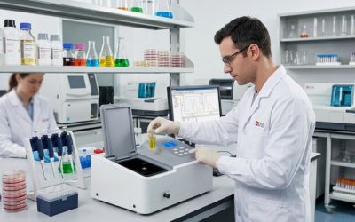 Espectrofotómetro de laboratorio: qué es, tipos, partes y cómo elegir