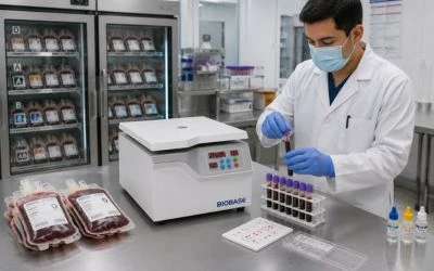 Centrífugas para inmunohematología en banco de sangre: pruebas, procedimientos y características principales