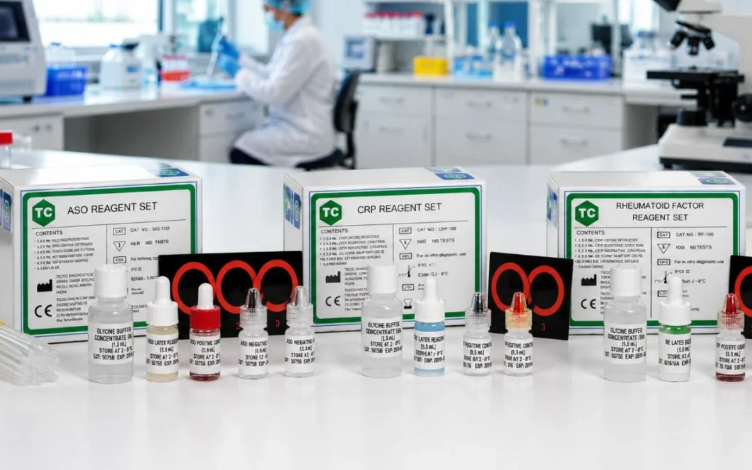 Pruebas de aglutinación en látex: todo lo que debes saber sobre ASO, Factor Reumatoideo y Proteína C Reactiva (PCR)